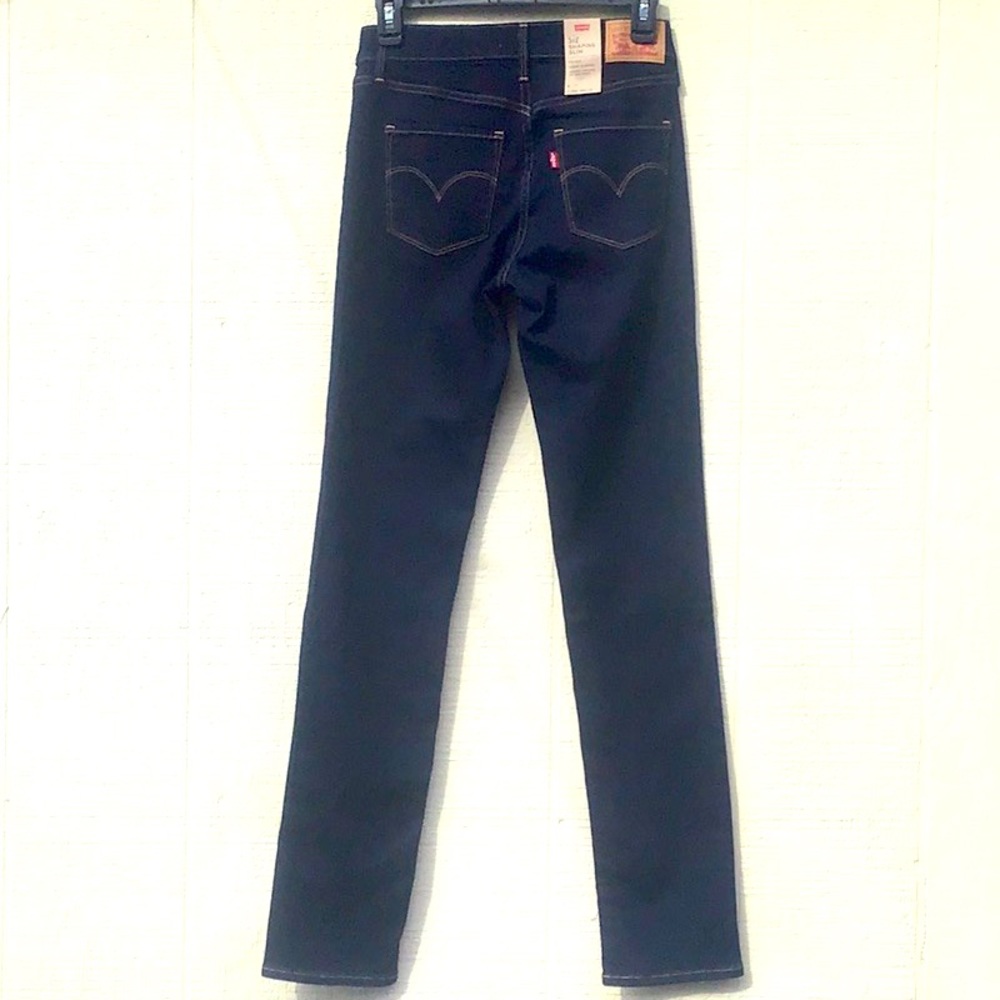 Levi’s 312 shaping slim dark blue jeans 26 x 32 Long - Picture 2 of 16